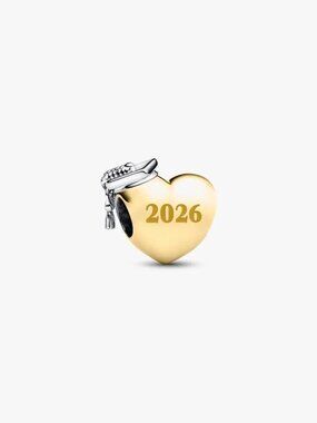 Pandora Graduation 2026 Yellow Heart Charm